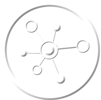 BWXT innovation icon white on a clear background