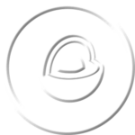 BWXT TRISO icon white on a clear background