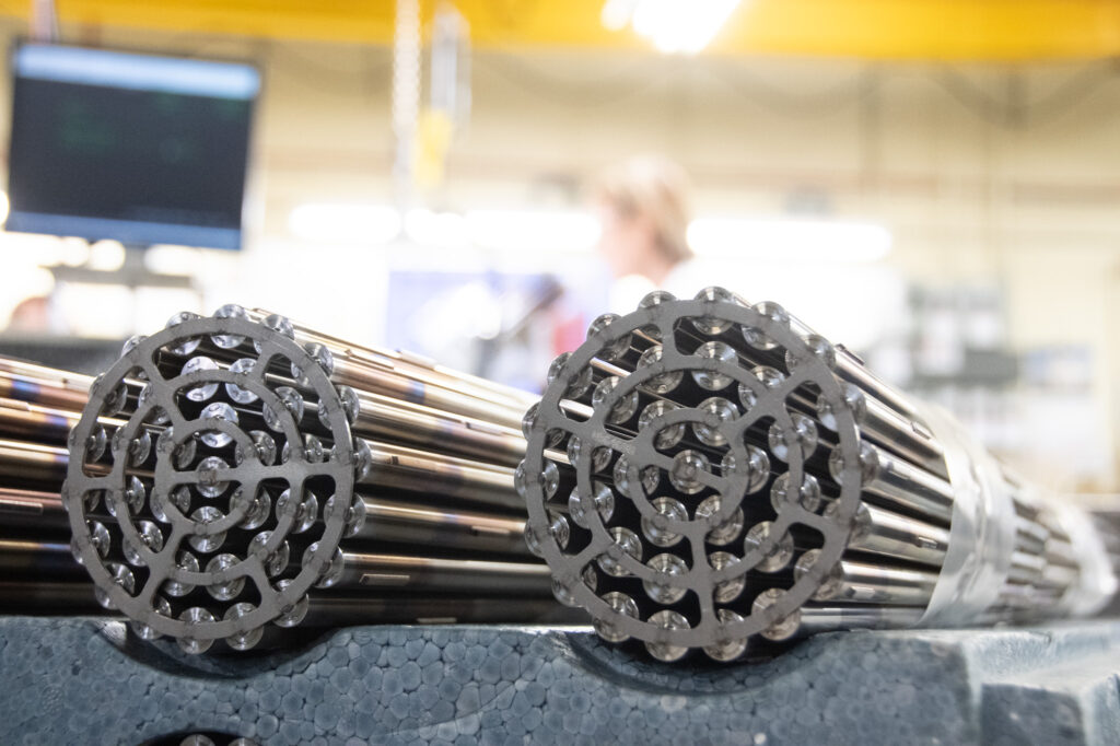 BWXT nuclear energy canada fuel bundle ends photo